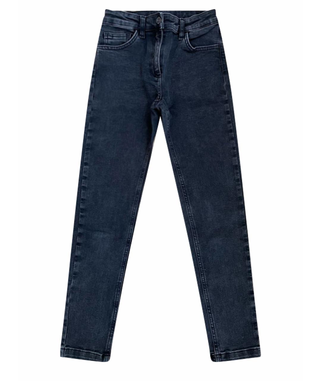 TWIN-SET Черные хлопковые детские джинсы, фото 1