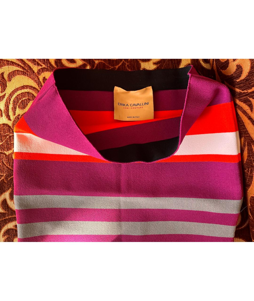 ERIKA CAVALLINI Мульти юбка мини, фото 3