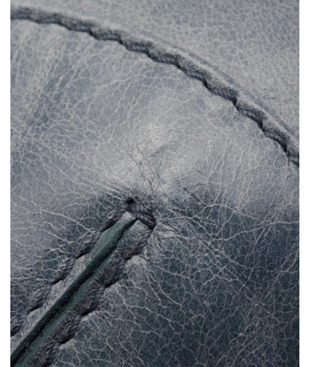 PRADA Голубая кожаная сумка через плечо, фото 7