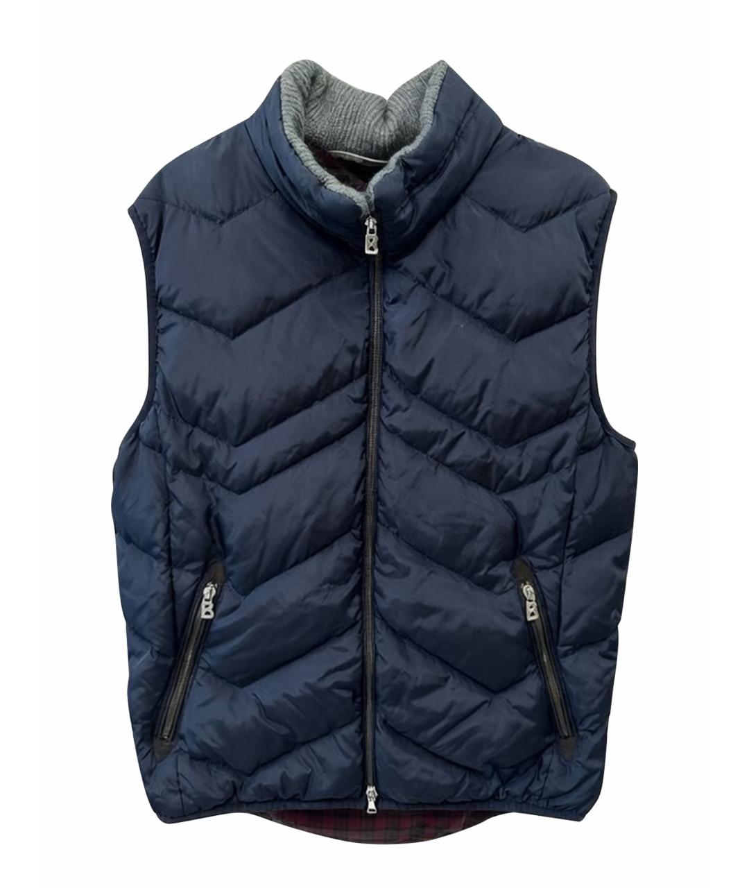 BOGNER Темно-синяя полиамидовая дубленка/шуба, фото 1