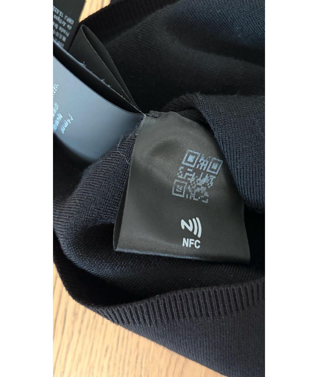 PRADA Черная вискозная майка, фото 7