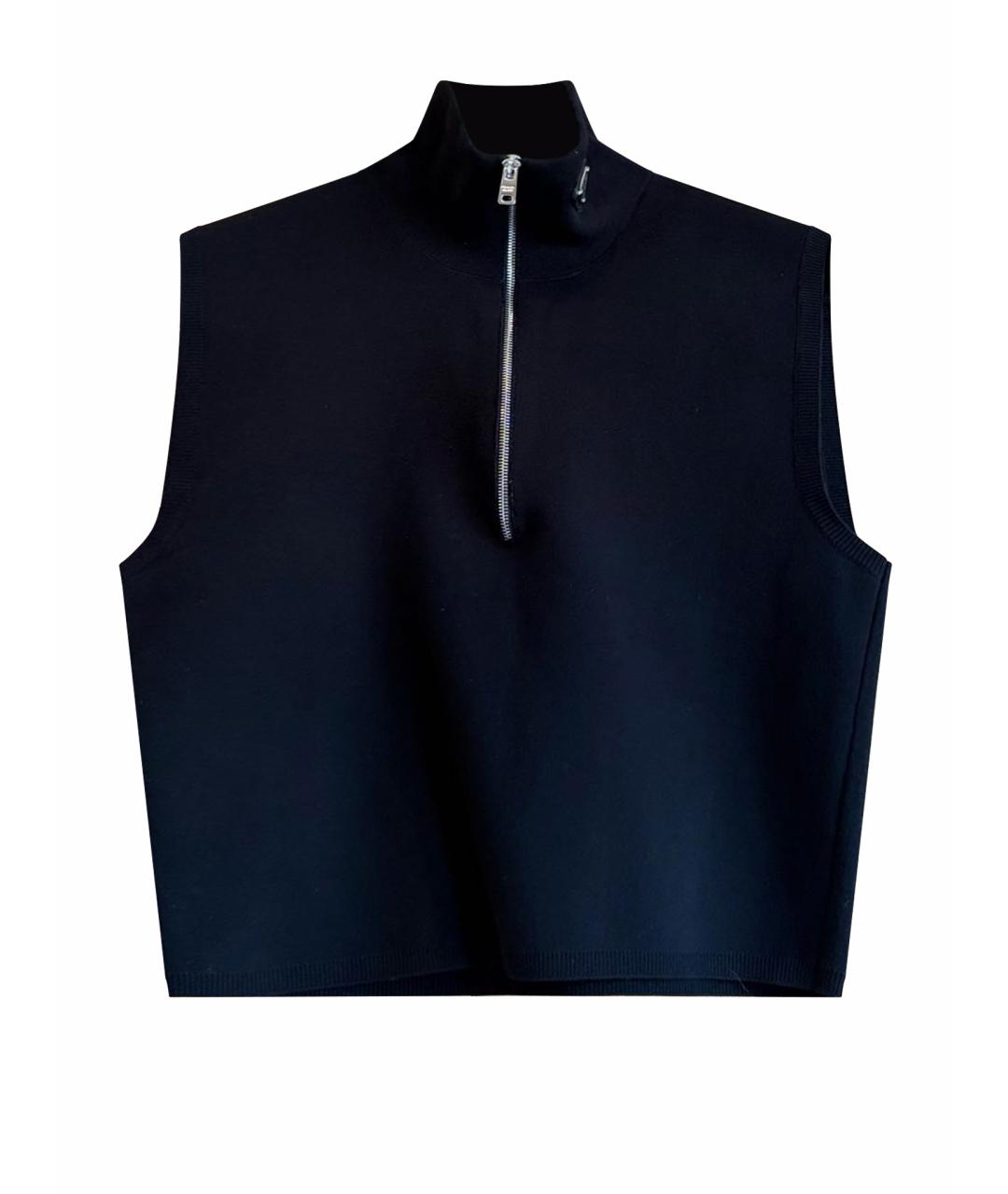 PRADA Черная вискозная майка, фото 1