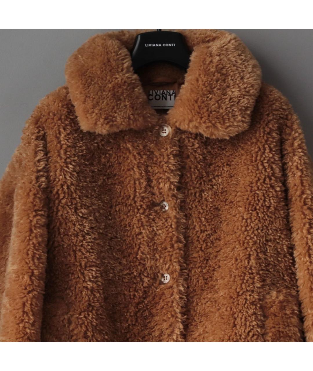 LIVIANA CONTI Полиэстеровая шуба, фото 4