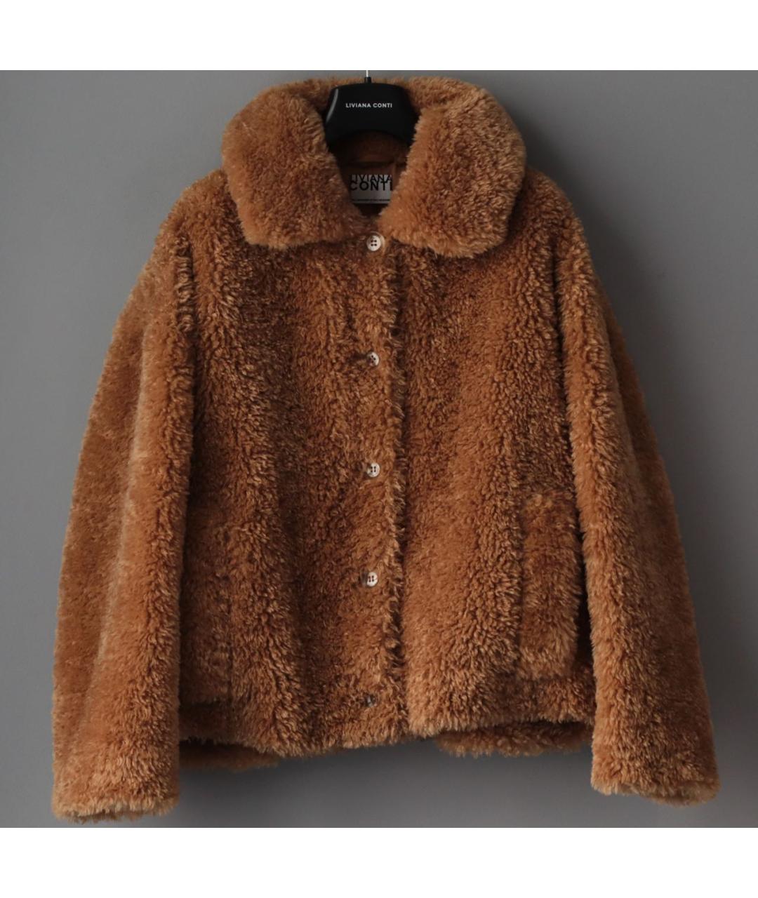 LIVIANA CONTI Полиэстеровая шуба, фото 7