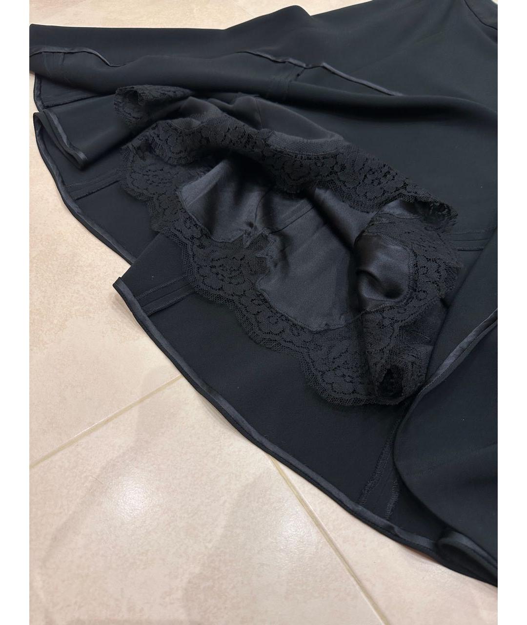 DOLCE&GABBANA Черная юбка миди, фото 3