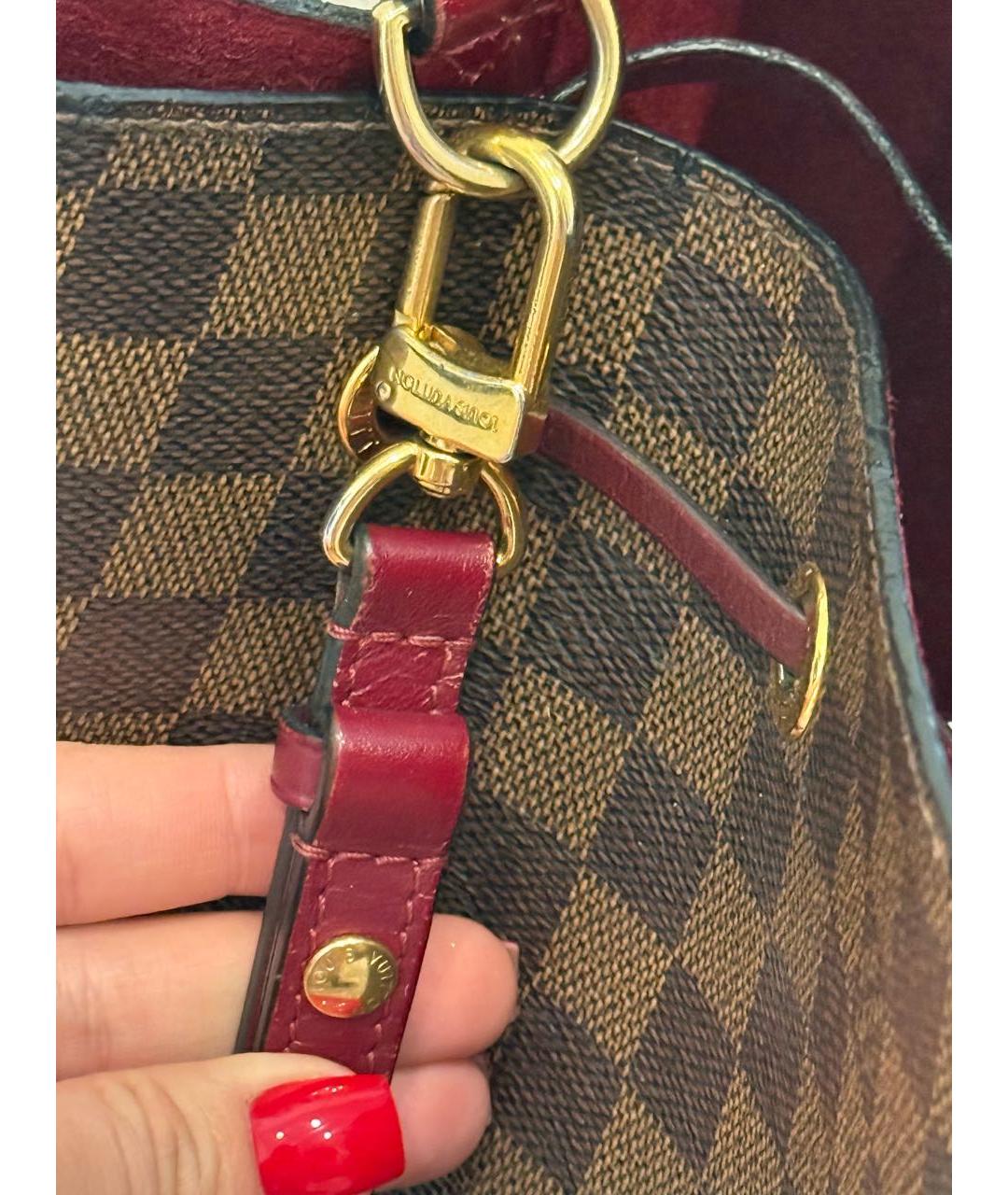 LOUIS VUITTON Коричневая сумка тоут, фото 5
