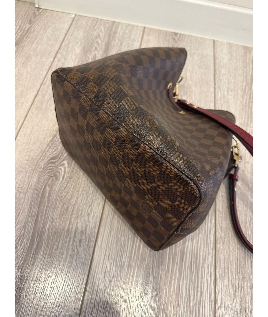 LOUIS VUITTON Коричневая сумка тоут, фото 3