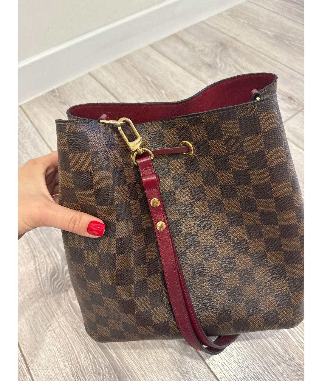 LOUIS VUITTON Коричневая сумка тоут, фото 2