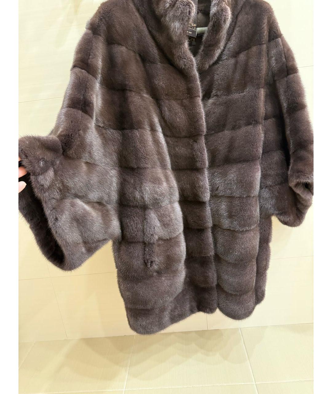 BRASCHI Коричневая меховая шуба, фото 3