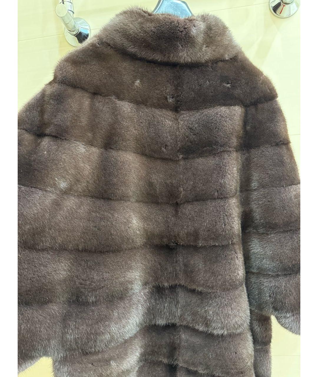 BRASCHI Коричневая меховая шуба, фото 6
