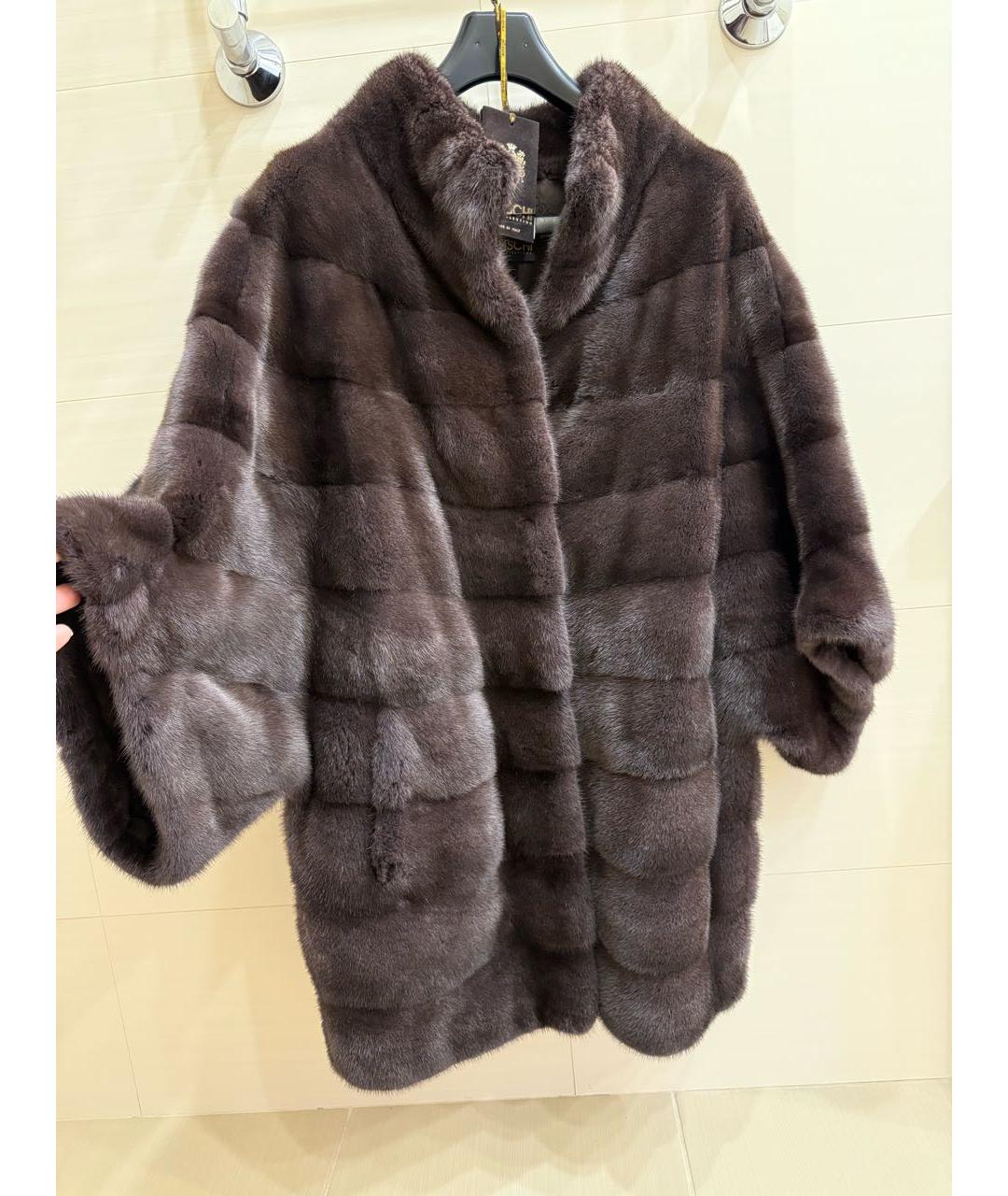 BRASCHI Коричневая меховая шуба, фото 4
