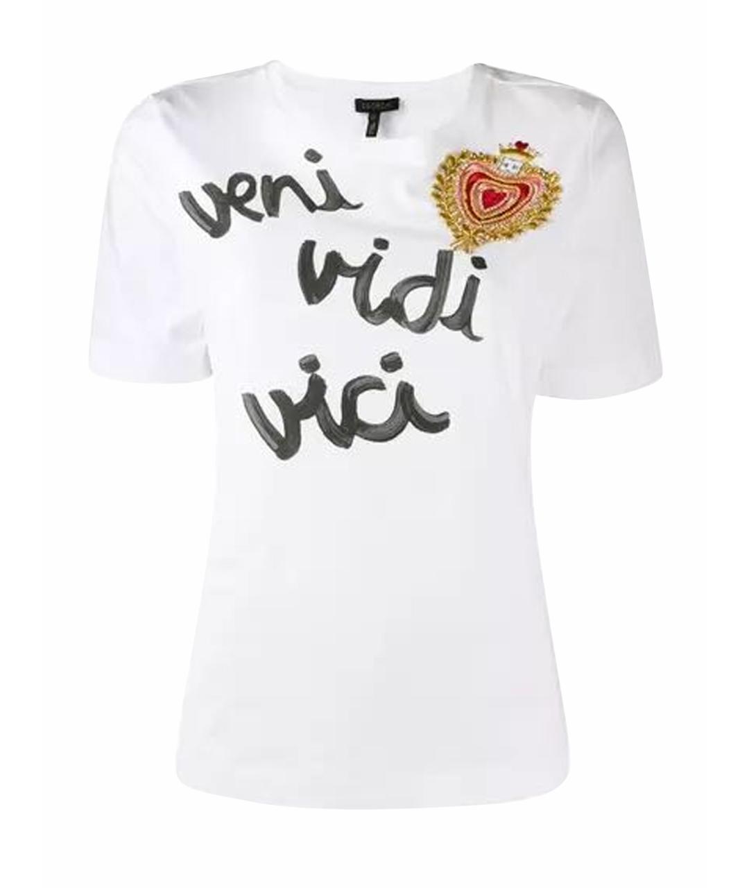 ESCADA Белая хлопковая футболка, фото 1