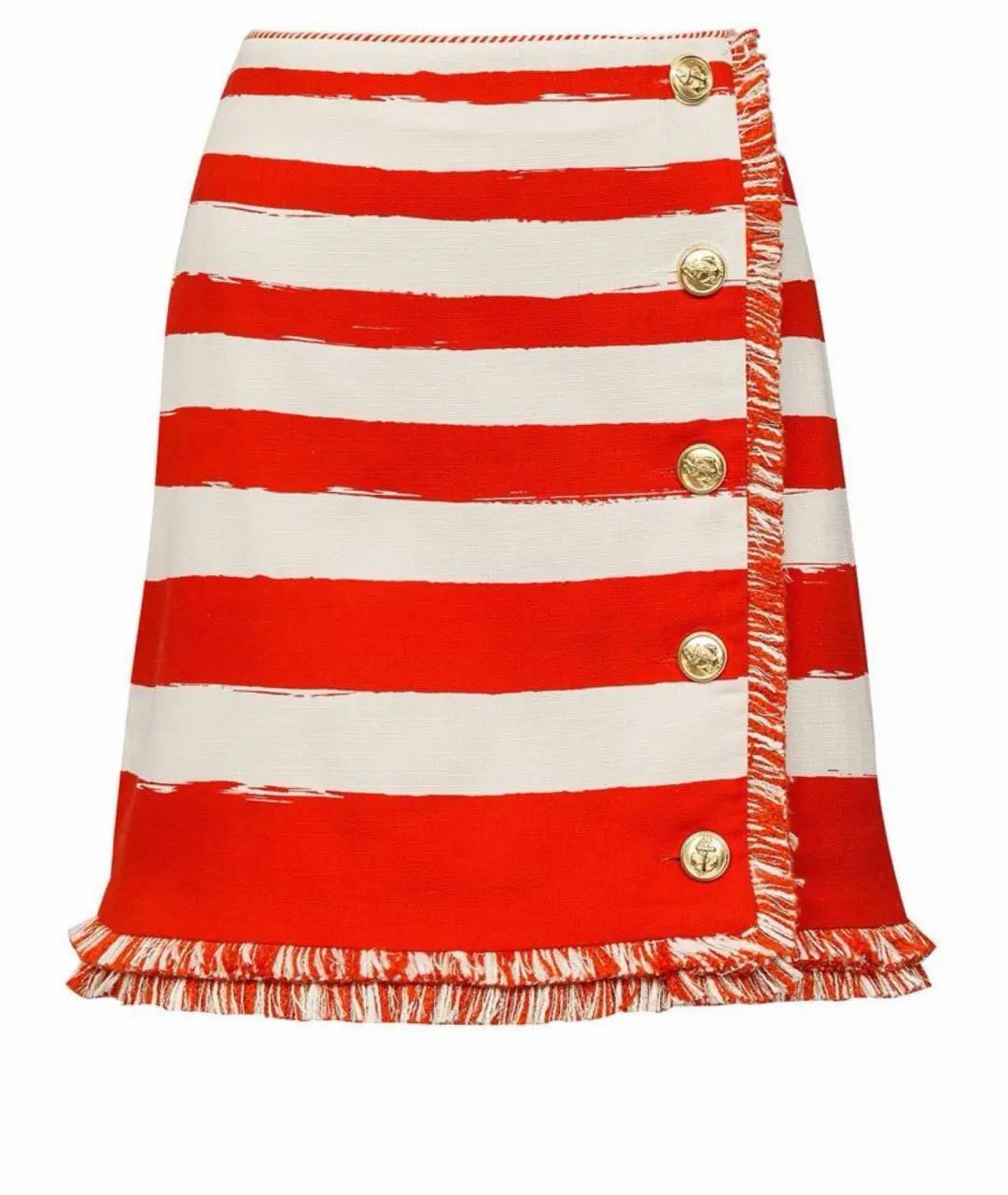 ZIMMERMANN Красная хлопковая юбка мини, фото 9