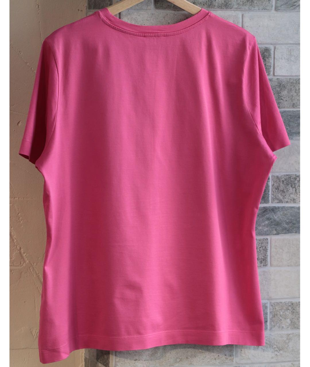 ESCADA Розовая хлопковая футболка, фото 3