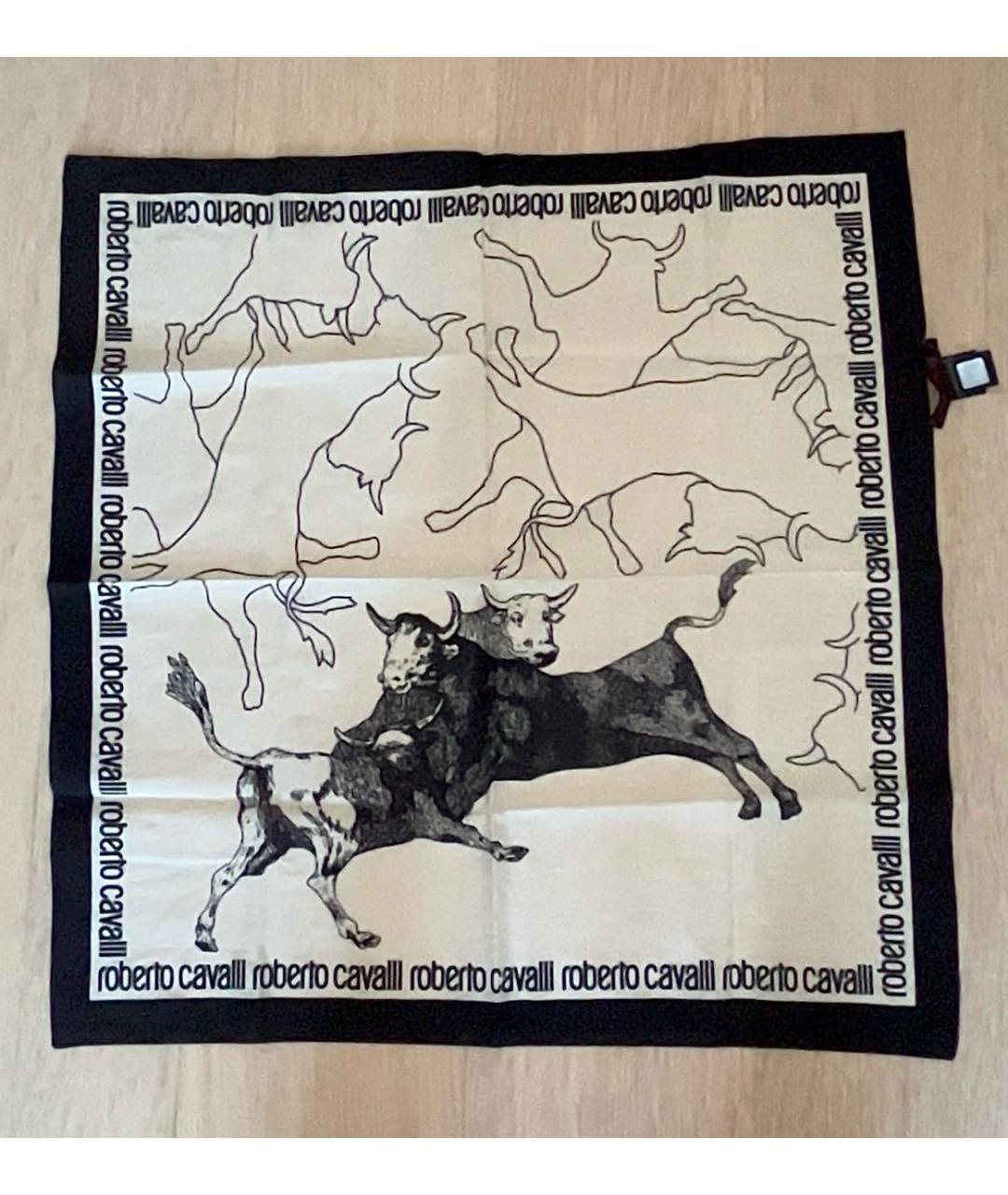 ROBERTO CAVALLI Мульти хлопковый платок, фото 5