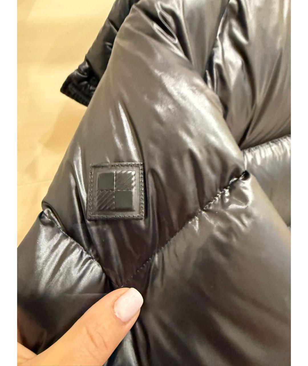 WOOLRICH Черный полиэстеровый пуховик, фото 5