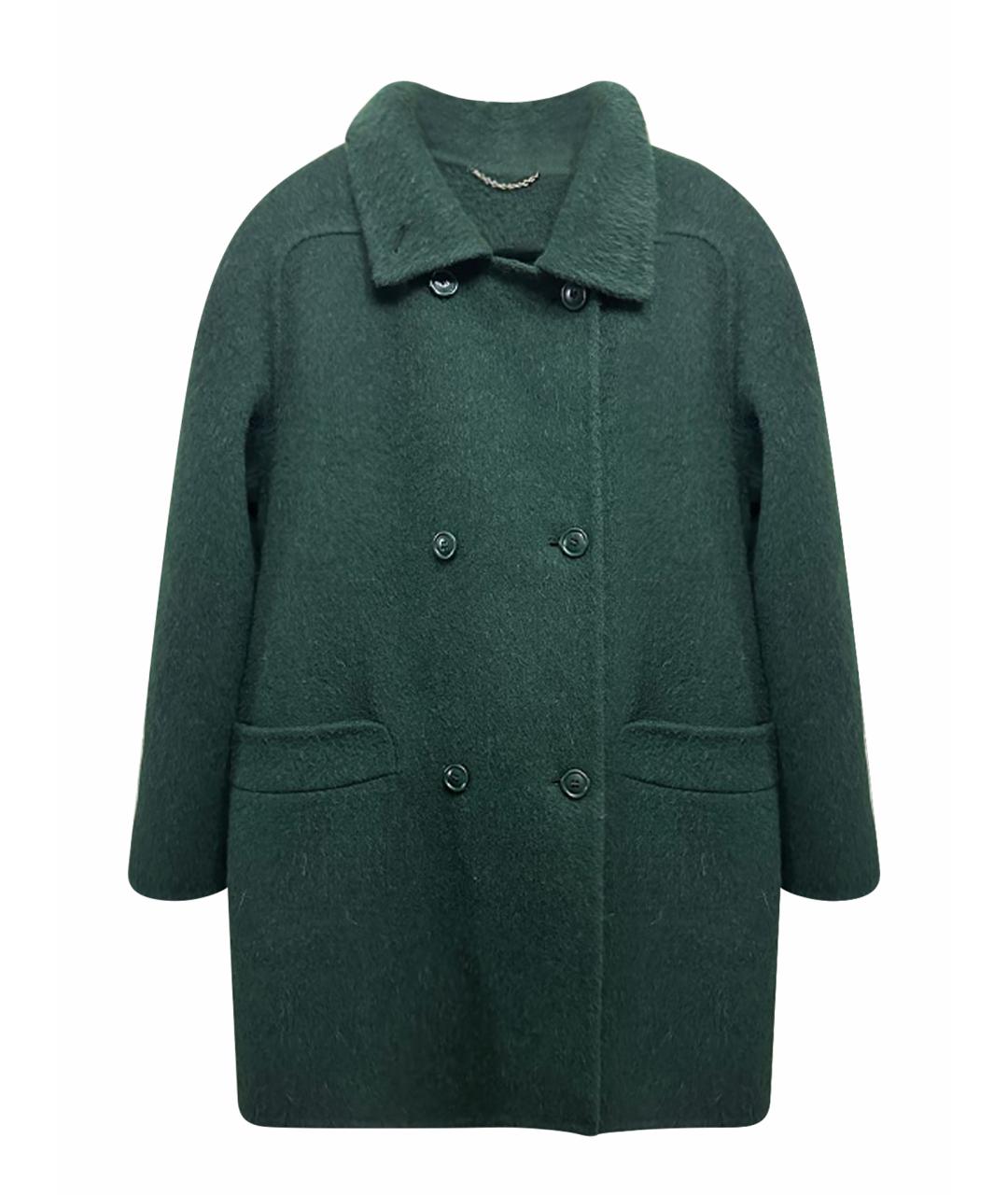 HERNO Зеленые шерстяное пальто, фото 1