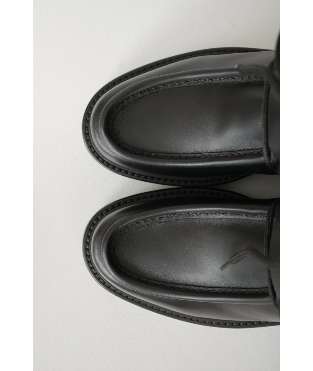 HERMES Черные кожаные ботинки, фото 6