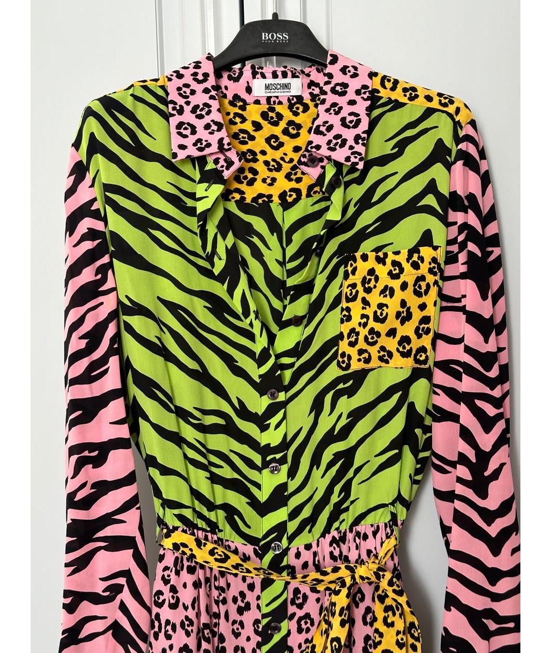 MOSCHINO Мульти повседневное платье, фото 5