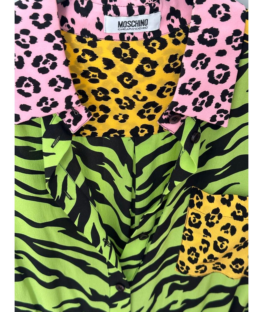 MOSCHINO Мульти повседневное платье, фото 3