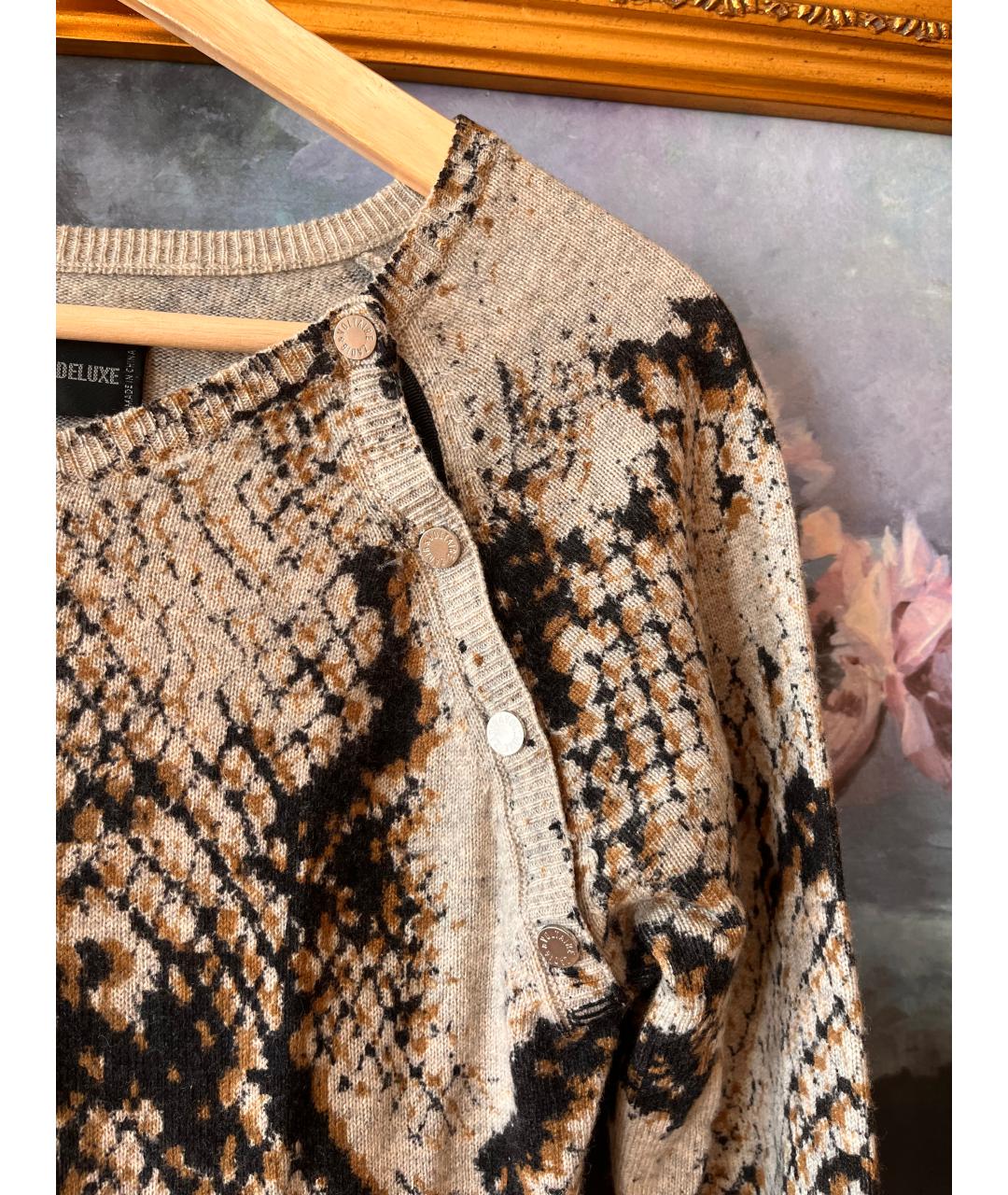 ZADIG & VOLTAIRE Мульти кашемировое повседневное платье, фото 3