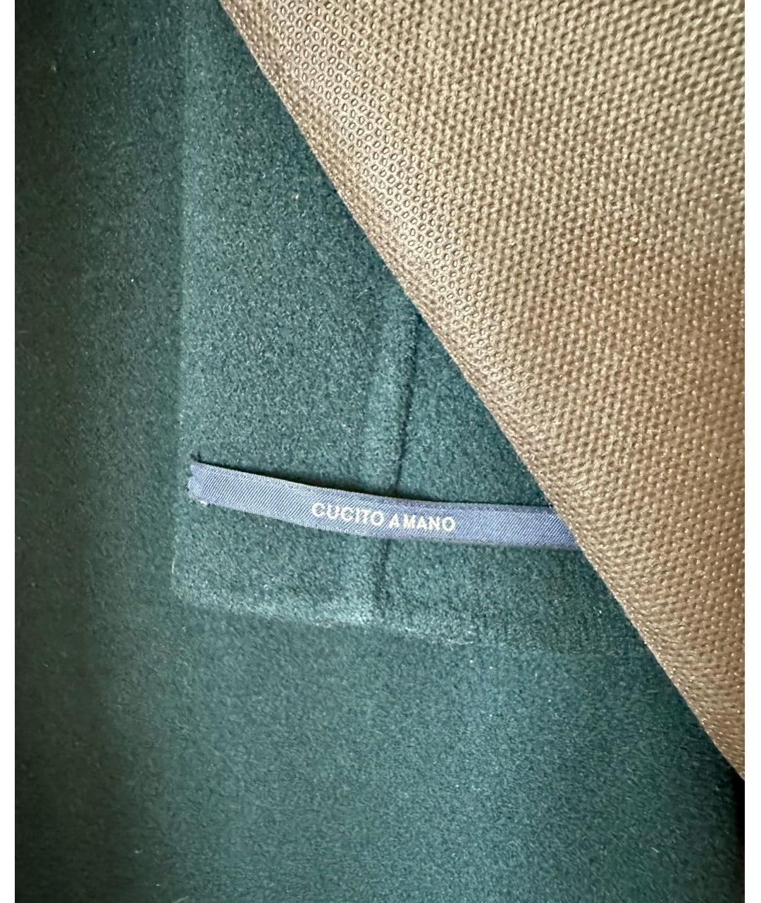'S MAX MARA Зеленые шерстяное пальто, фото 5