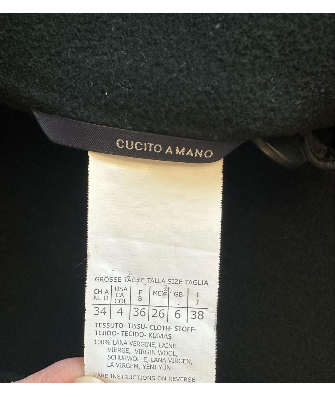 'S MAX MARA Зеленые шерстяное пальто, фото 3