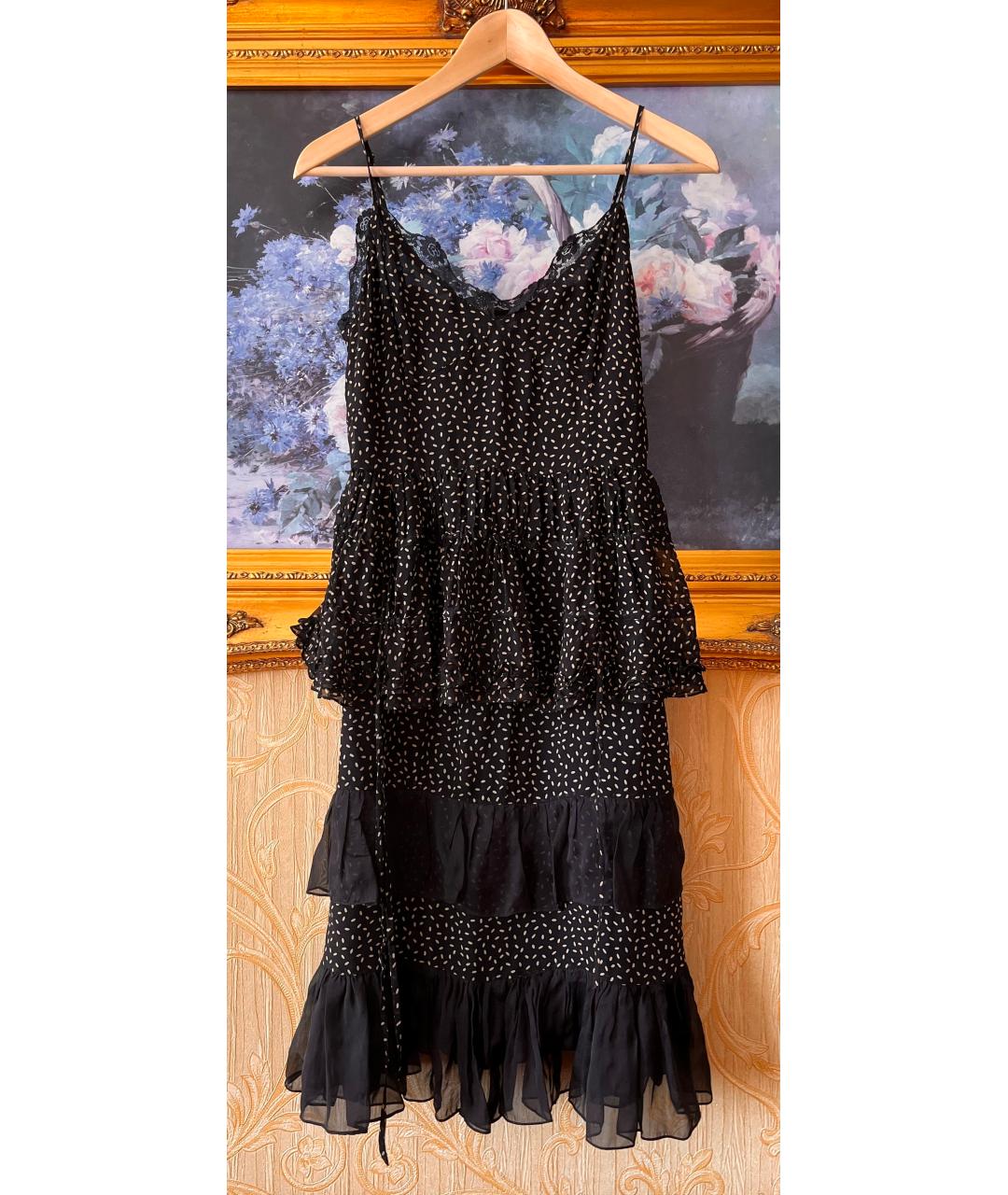 ALBERTA FERRETTI Мульти шелковый сарафан, фото 9