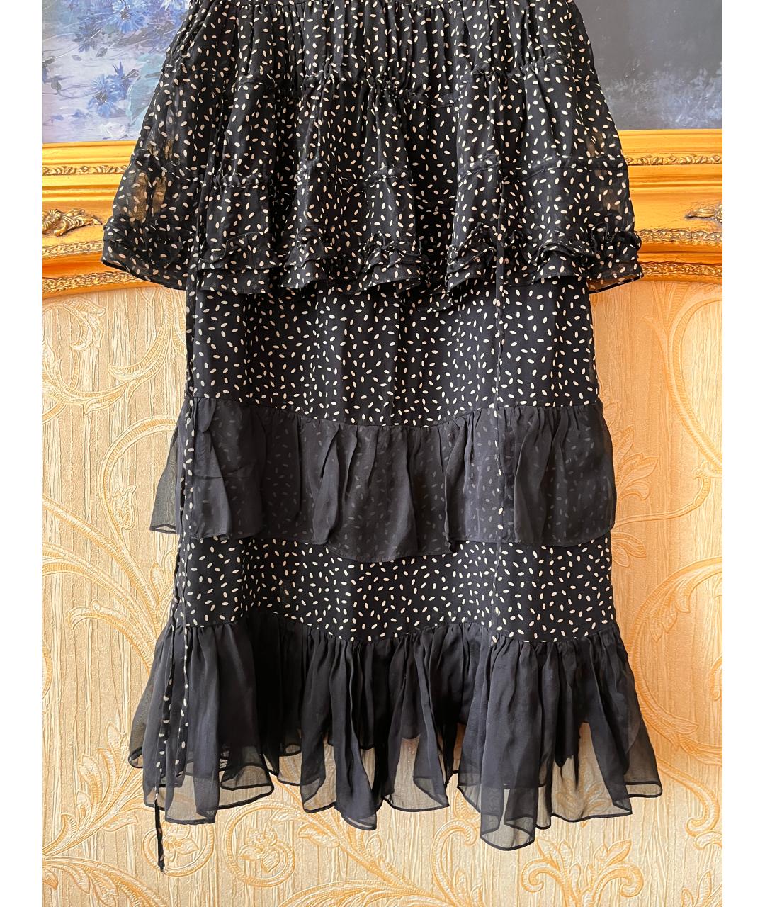 ALBERTA FERRETTI Мульти шелковый сарафан, фото 3