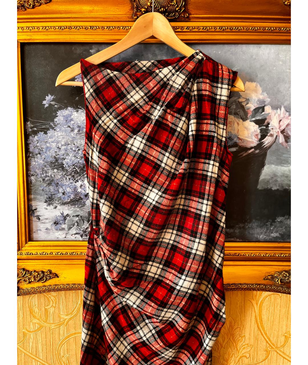 JOSEPH Мульти шерстяное повседневное платье, фото 3