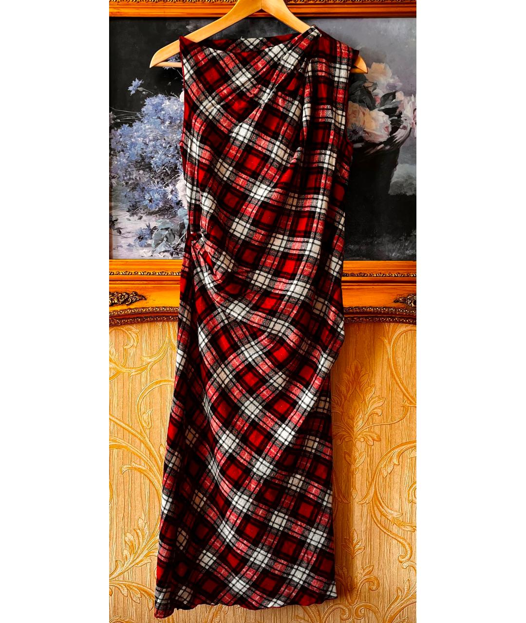 JOSEPH Мульти шерстяное повседневное платье, фото 8