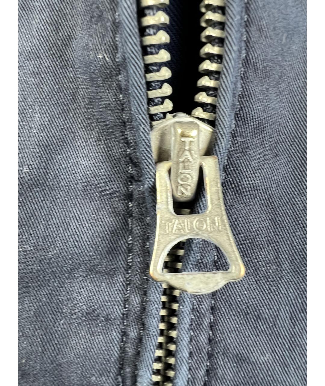 RALPH LAUREN Темно-синяя хлопковая куртка, фото 4