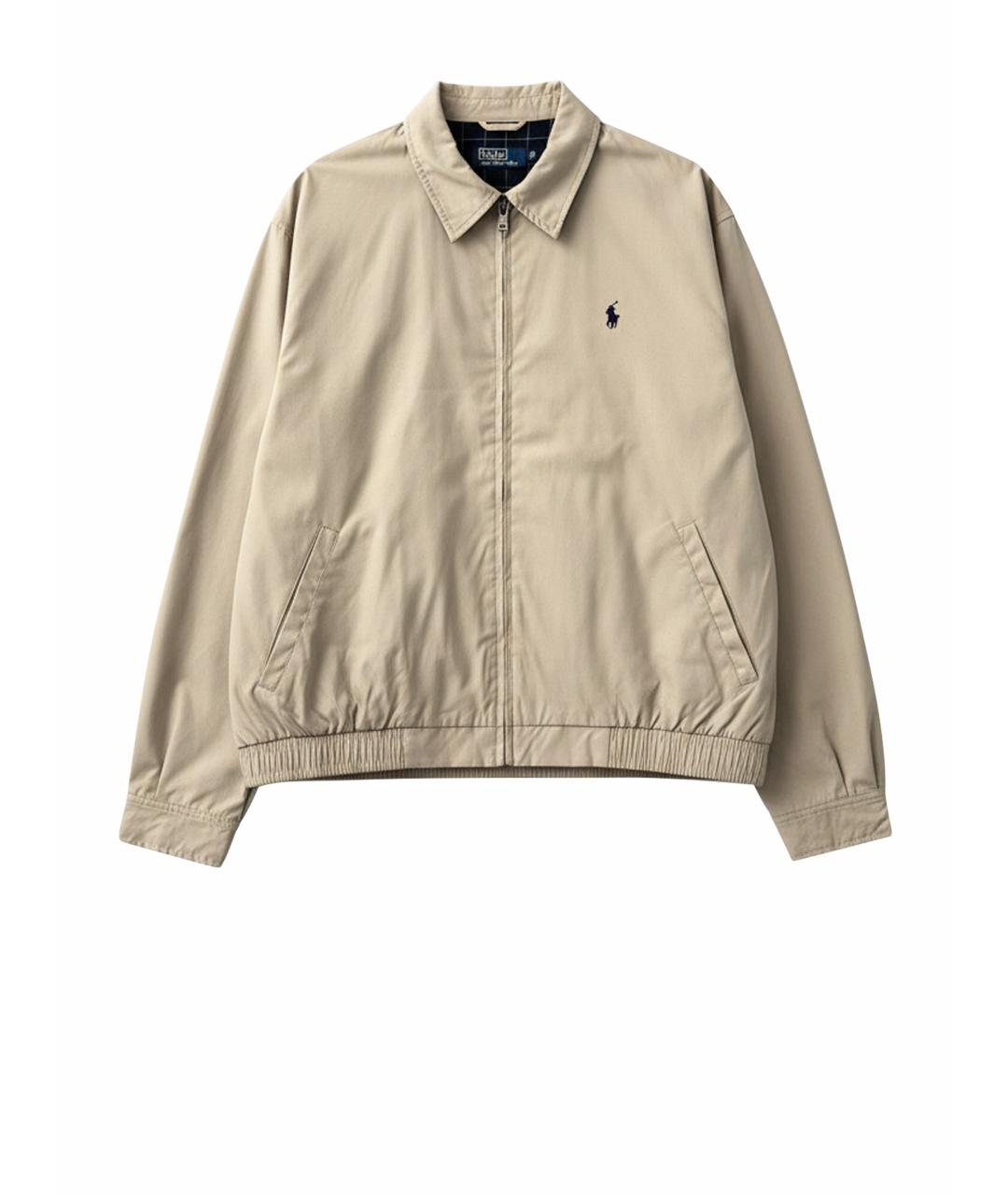 RALPH LAUREN Бежевая хлопковая куртка, фото 1