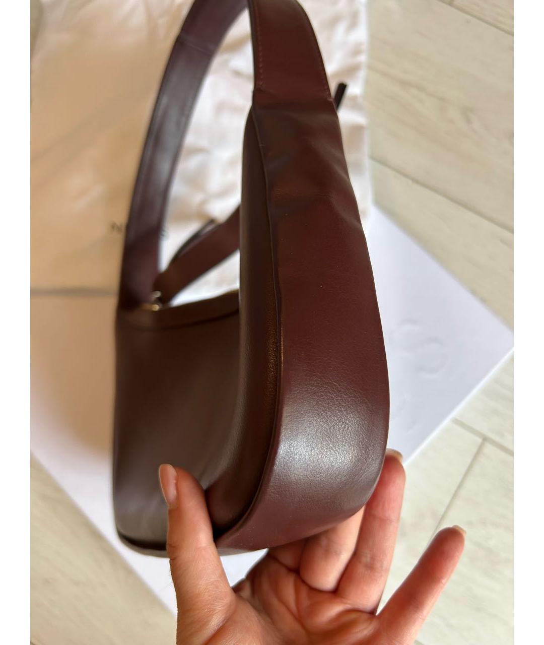 NEOUS Коричневая кожаная сумка тоут, фото 3