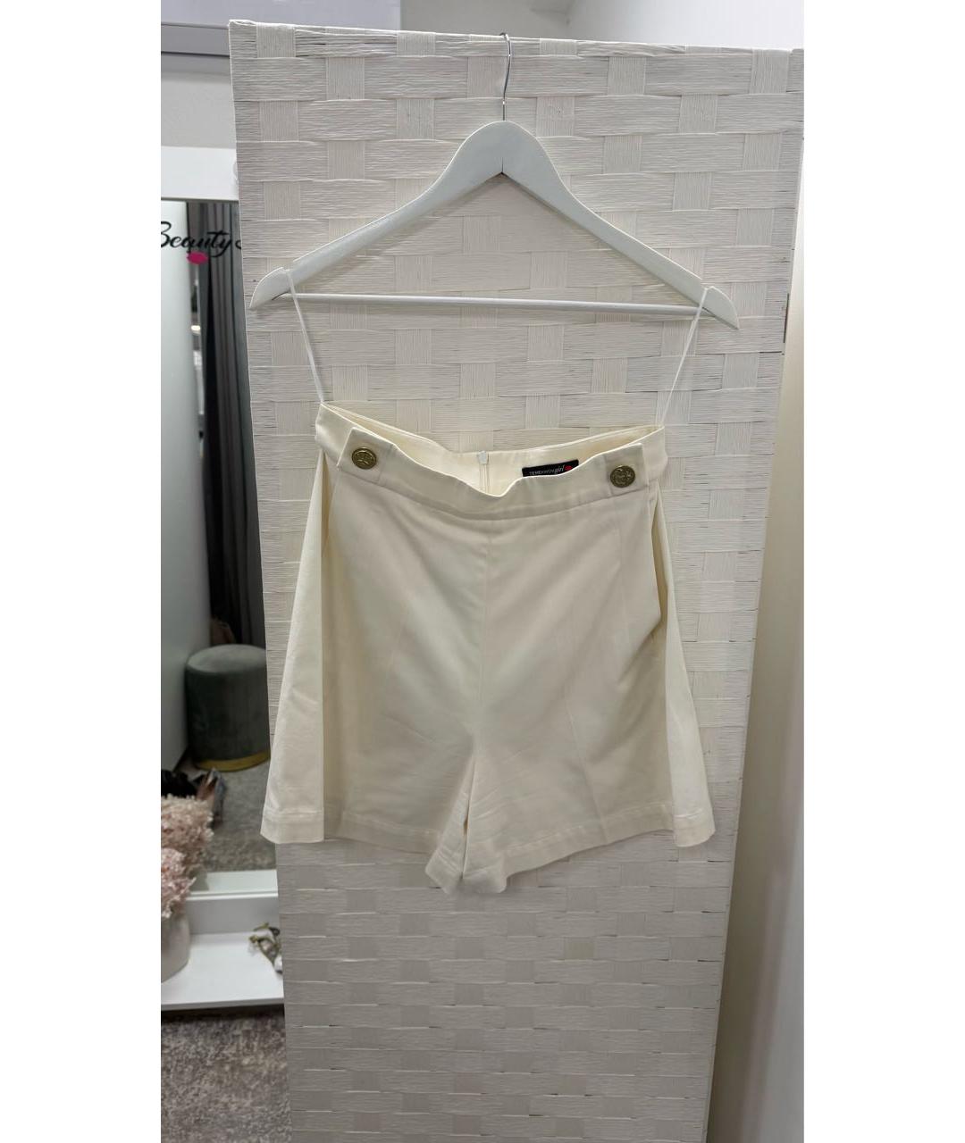 ALEXANDER TEREKHOV Белый хлопко-эластановый костюм с брюками, фото 2