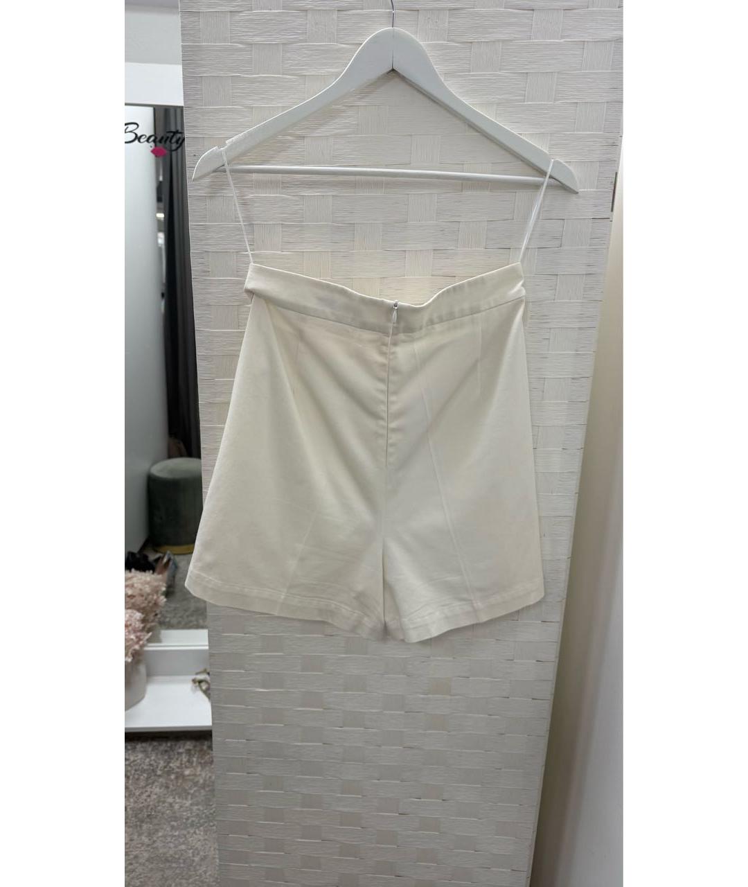 ALEXANDER TEREKHOV Белый хлопко-эластановый костюм с брюками, фото 5