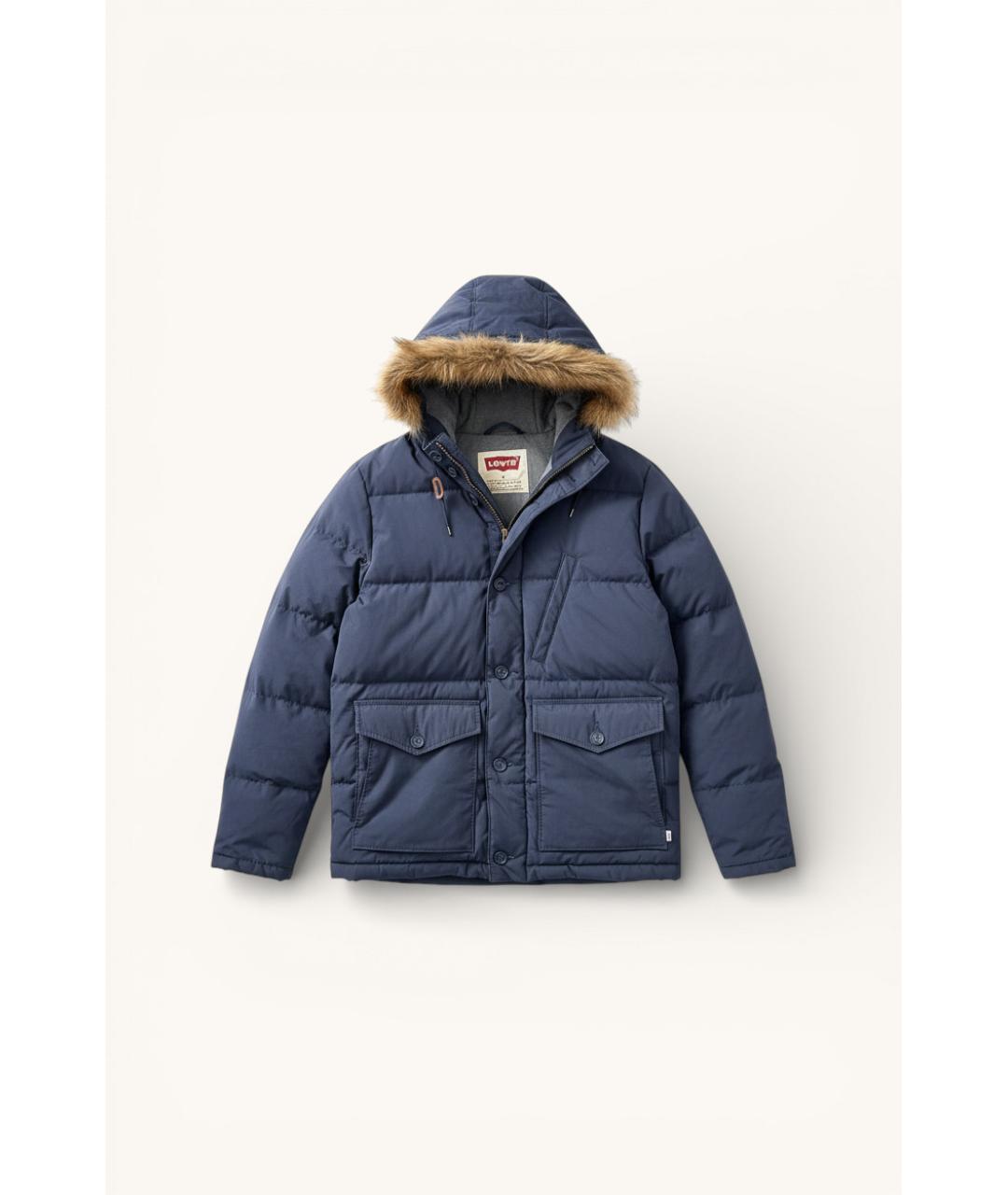 LEVI'S Темно-синий пуховик, фото 5