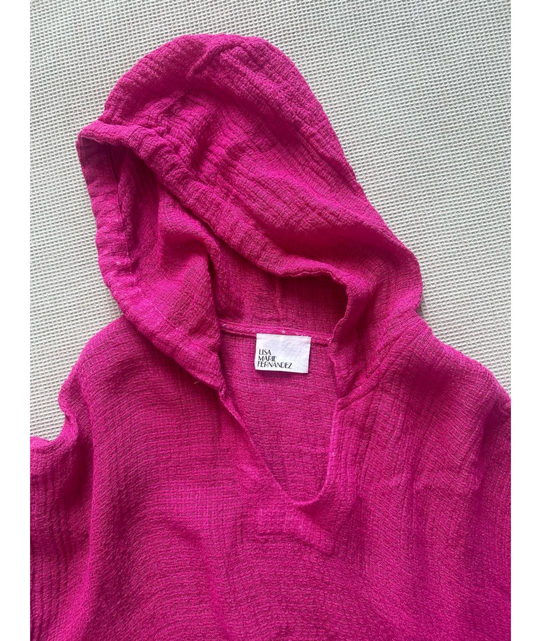 LISA MARIE FERNANDEZ Фуксия льняная туника, фото 4