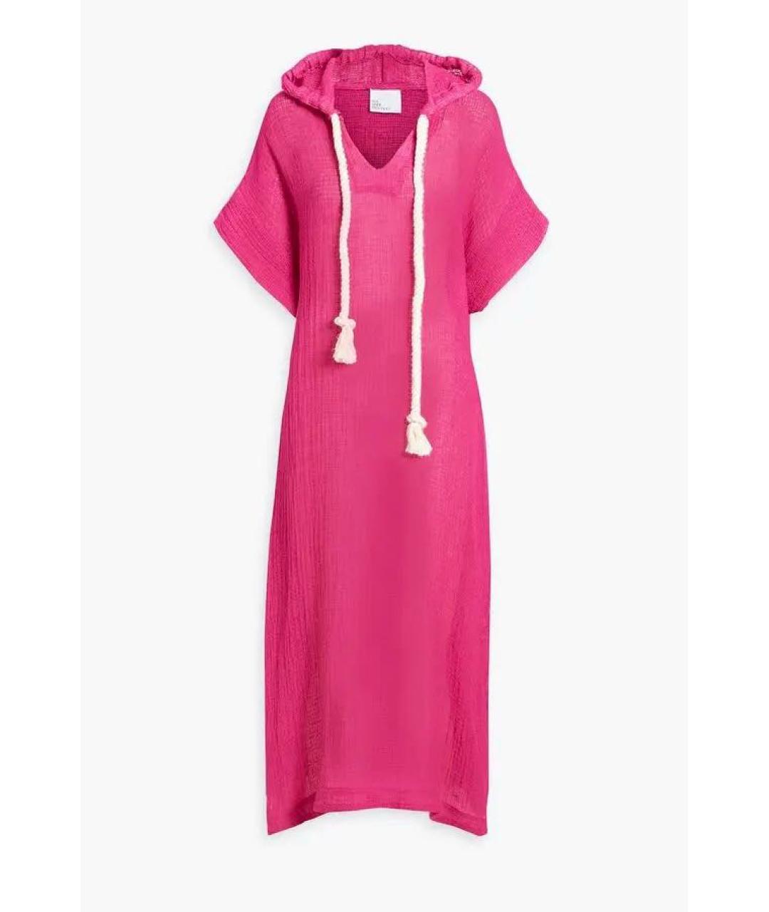 LISA MARIE FERNANDEZ Фуксия льняная туника, фото 9