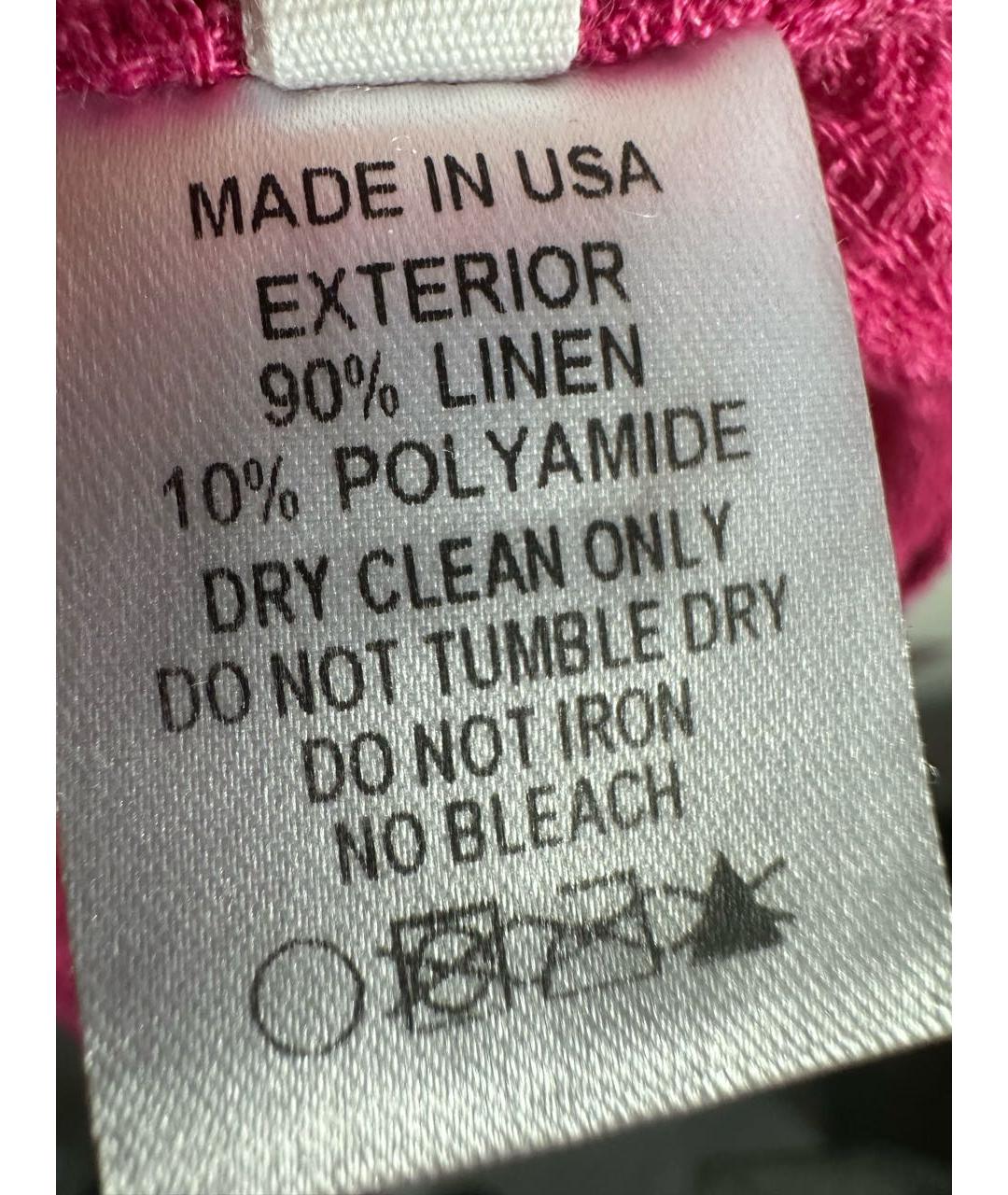 LISA MARIE FERNANDEZ Фуксия льняная туника, фото 6