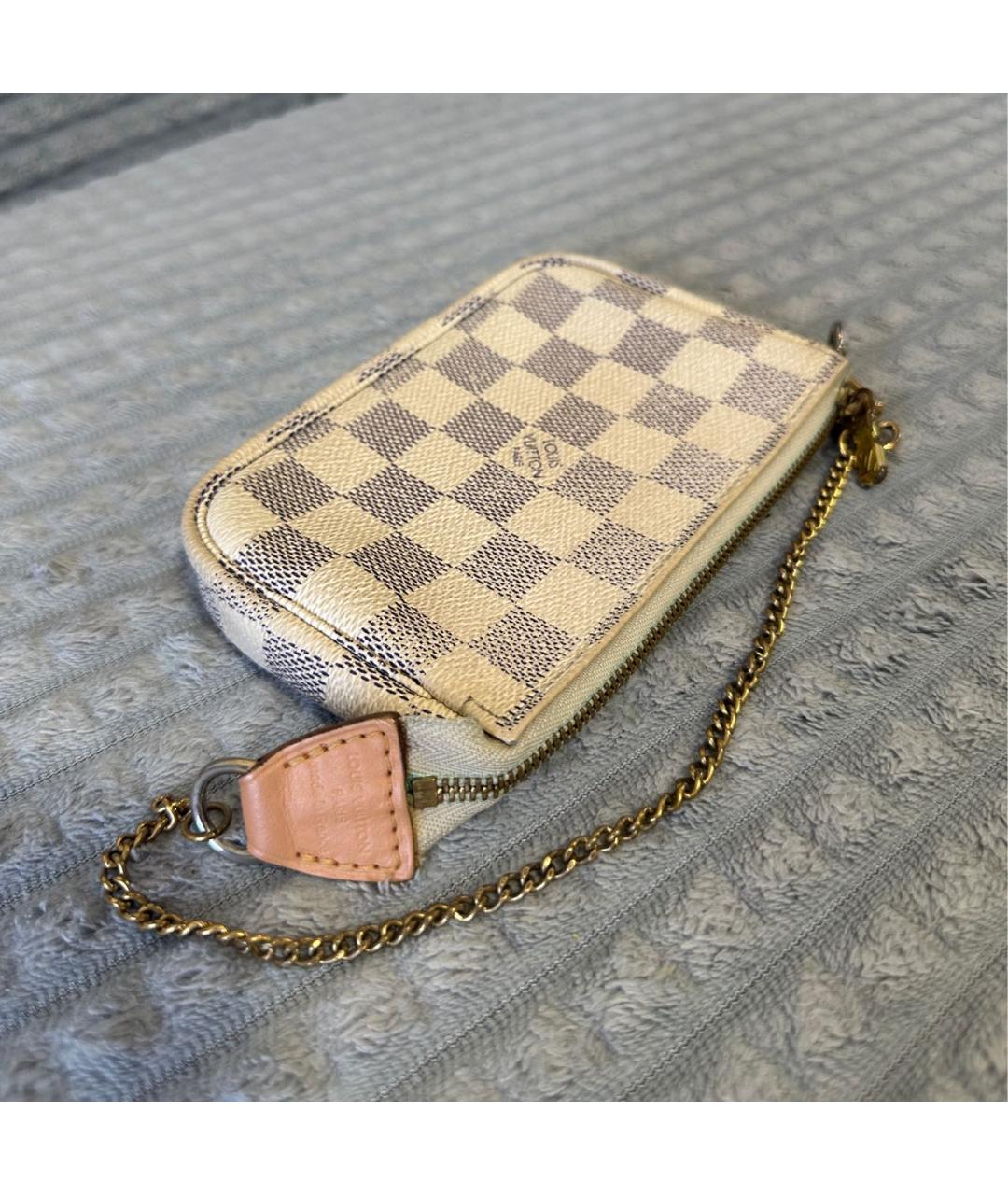 LOUIS VUITTON Белая сумка с короткими ручками из искусственной кожи, фото 5