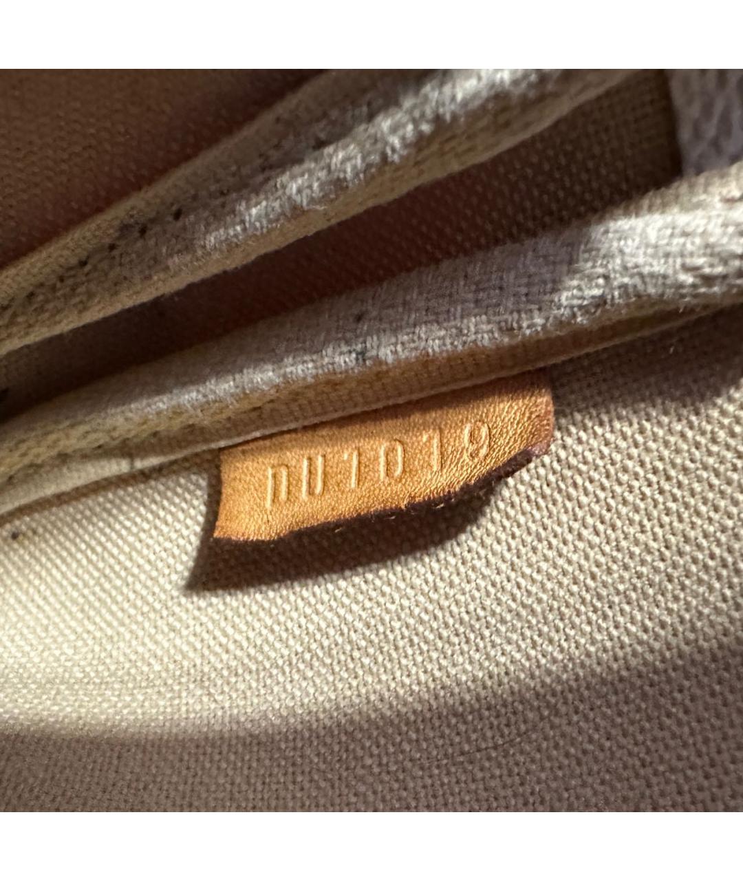 LOUIS VUITTON Белая сумка с короткими ручками из искусственной кожи, фото 8