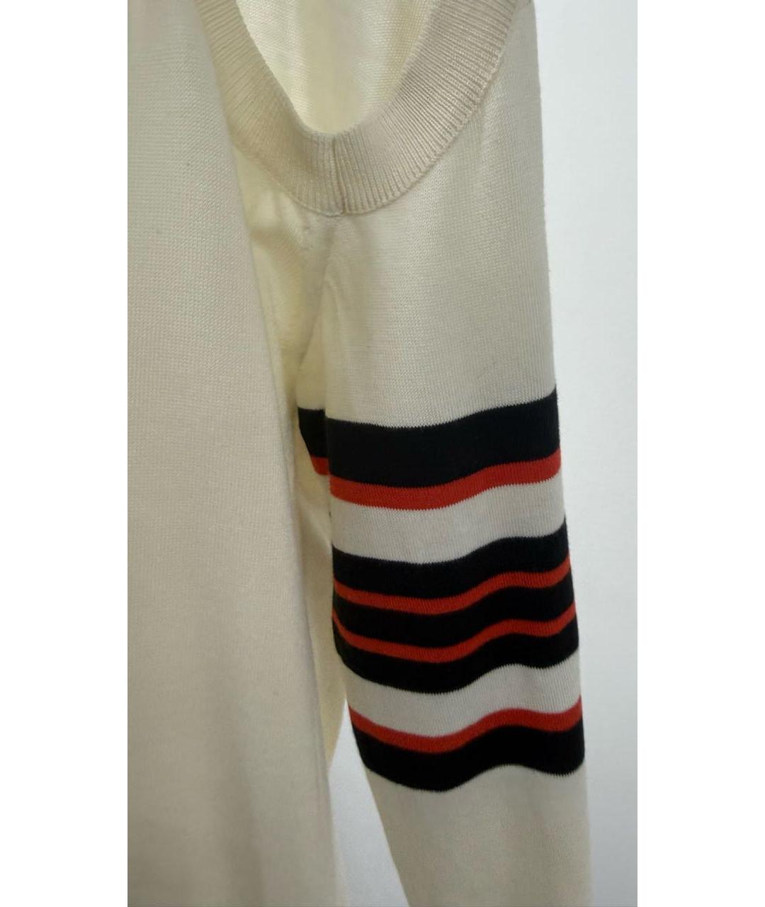 MRZ Белый хлопковый джемпер / свитер, фото 4