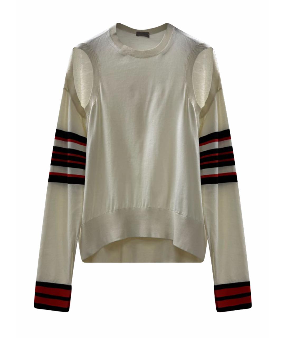 MRZ Белый хлопковый джемпер / свитер, фото 1