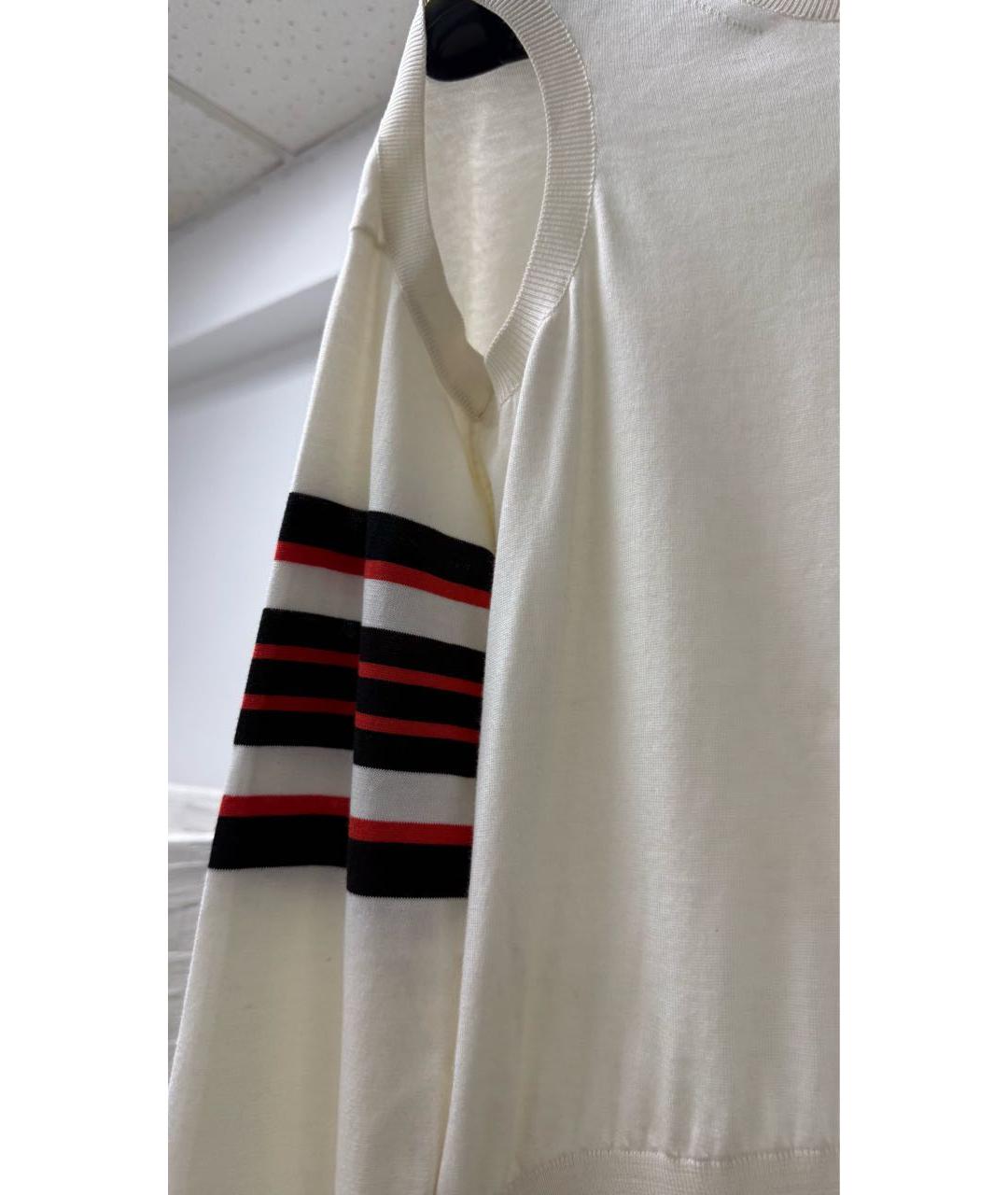 MRZ Белый хлопковый джемпер / свитер, фото 6