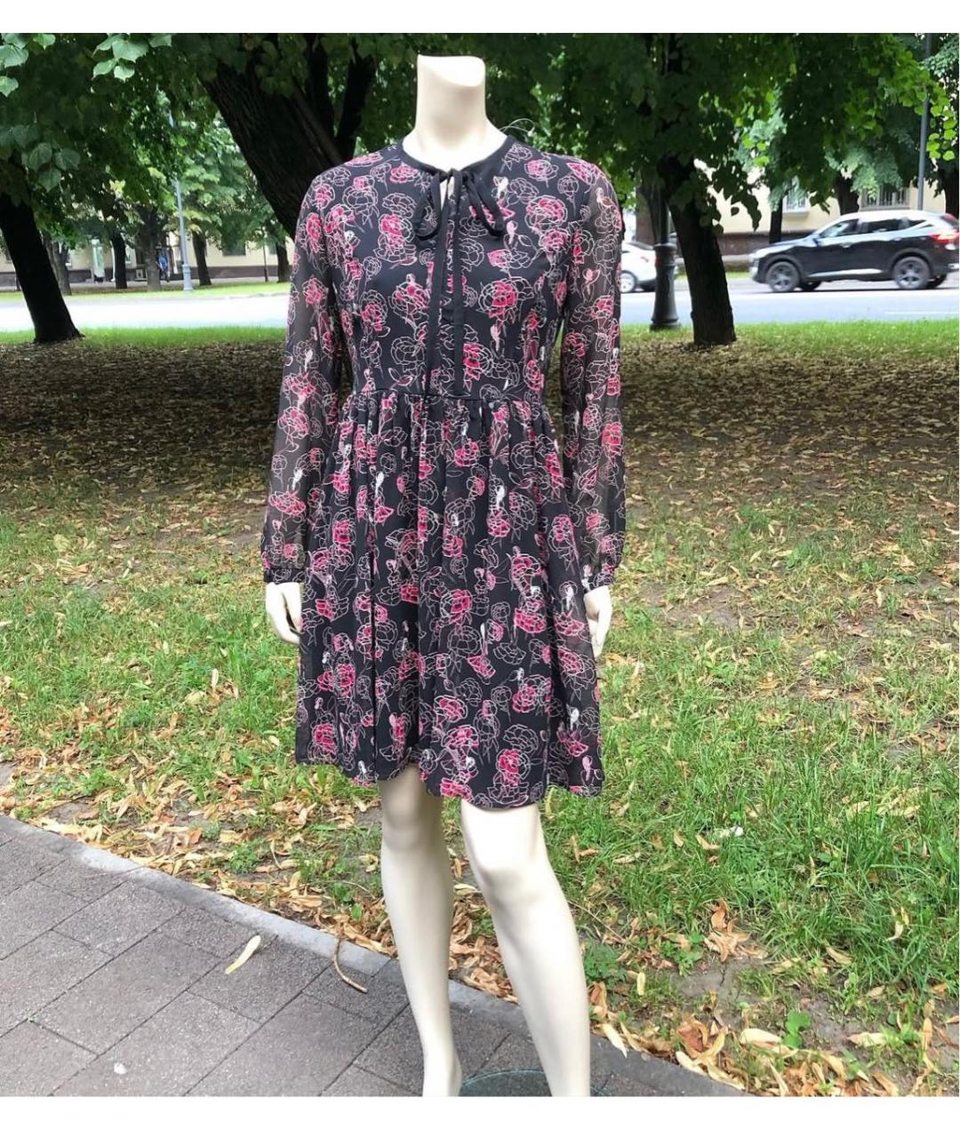 MARELLA Мульти полиэстеровое повседневное платье, фото 7