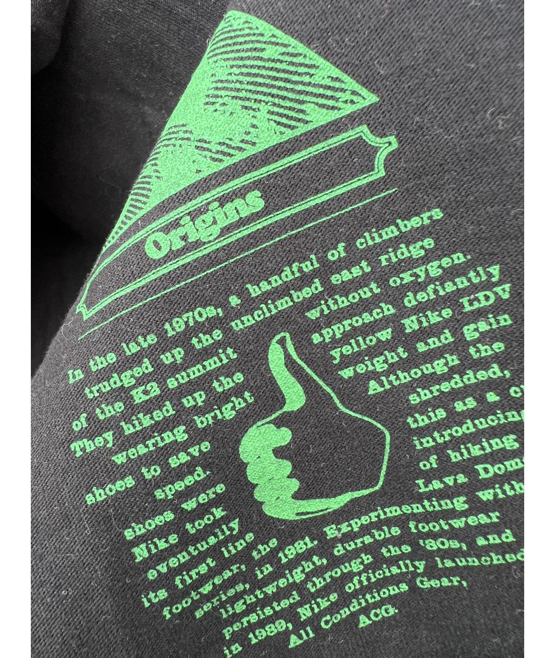 NIKE ACG Черная хлопковая футболка, фото 5