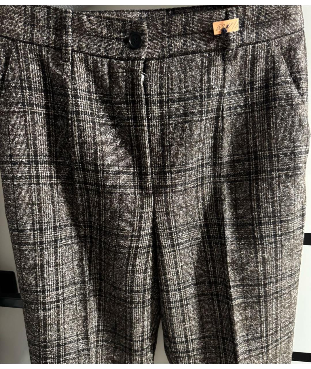 DOLCE&GABBANA Антрацитовый шерстяной костюм с брюками, фото 2