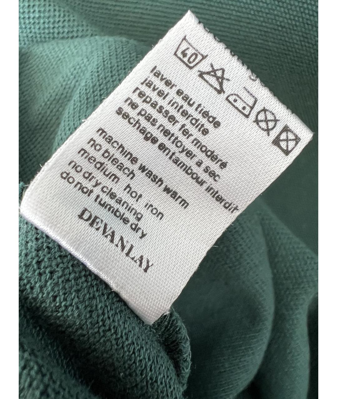 LACOSTE Зеленые хлопковое поло с коротким рукавом, фото 5