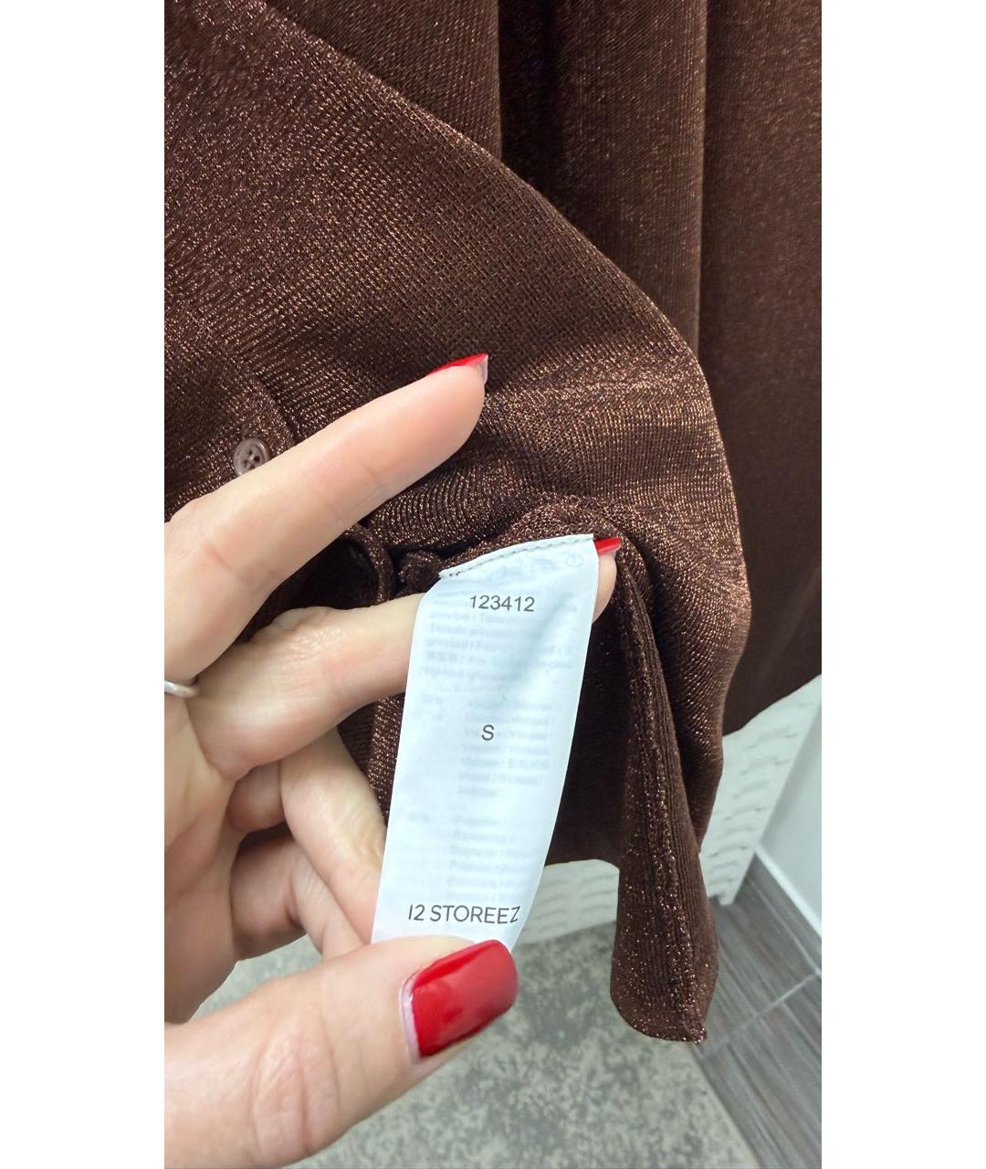 12 STOREEZ Коричневый костюм с юбками, фото 7